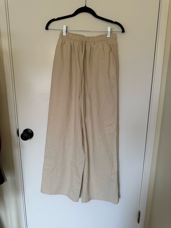 NWT Commense Linen Two Piece Set – XS (Khaki, Padded Top, Matching Set) - Picture 6 of 6